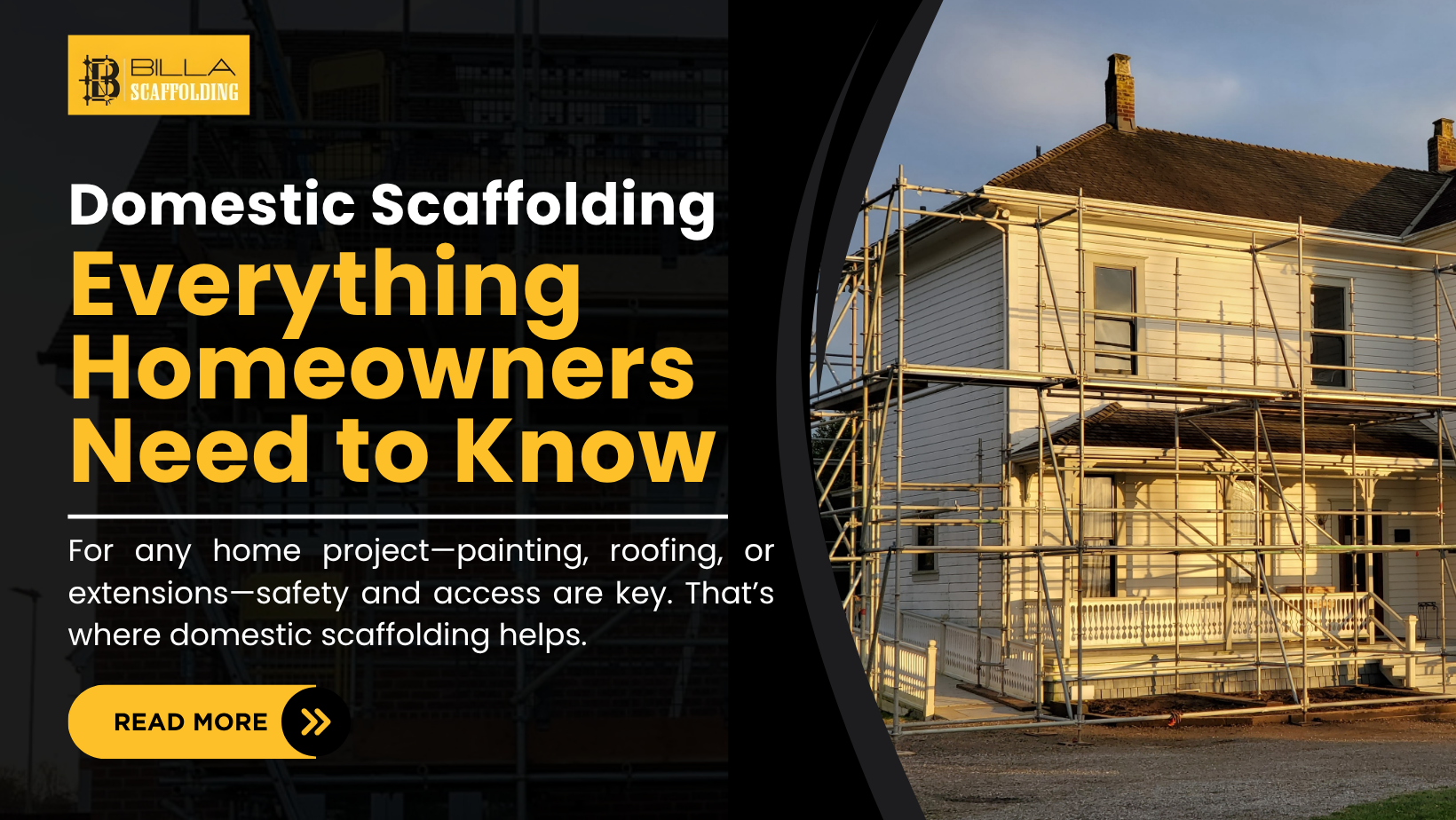 Domestic Scaffolding: Everything Homeowners Need to Know