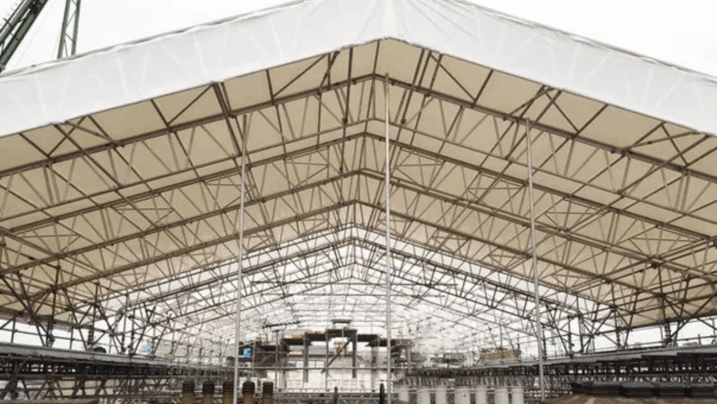 what is temporary roof scaffolding