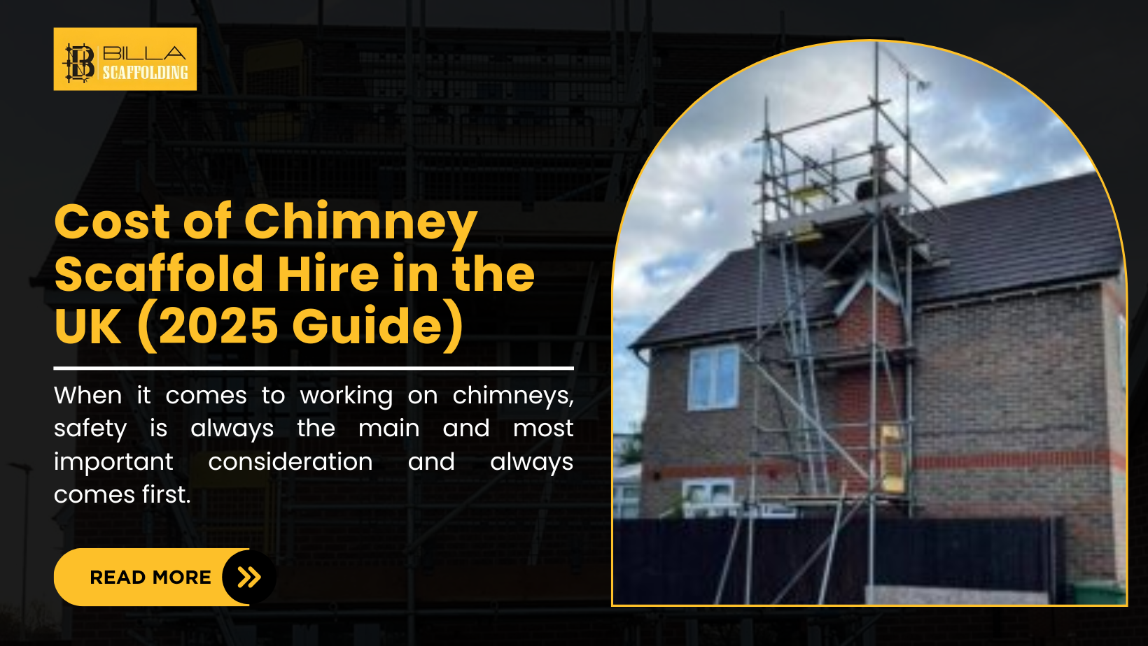 Cost of Chimney Scaffold Hire in the UK