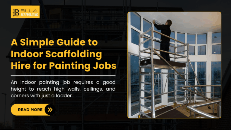 Indoor Scaffolding Hire for Painting Jobs