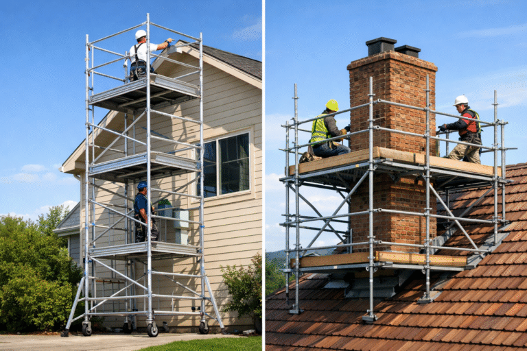 Tower Scaffolding vs. Chimney Scaffolding: Which is Right for Your Job?