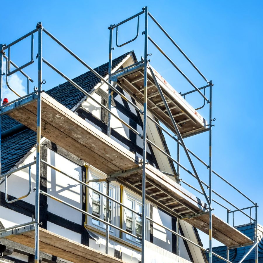 Scaffolding erection and dismantling